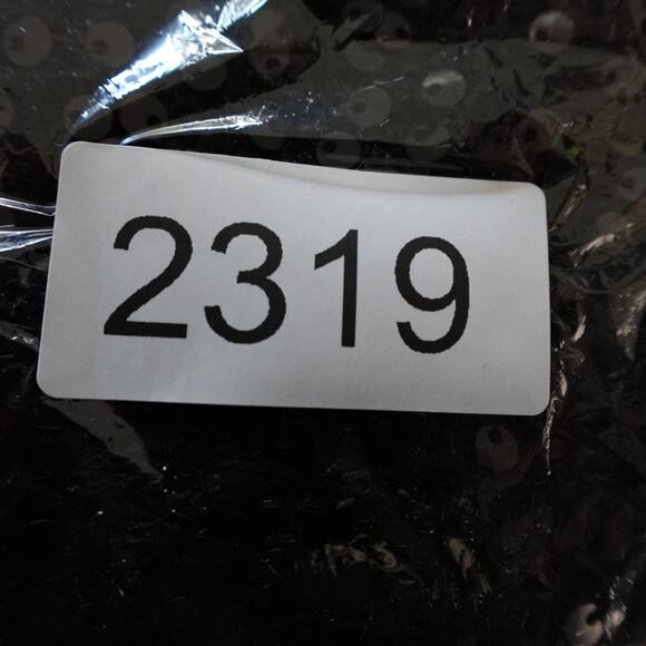 Donna Karan New York Size 14 Black Sequin Short Sleeve ButtonUp Belted Dress NWT - Picture 16 of 16